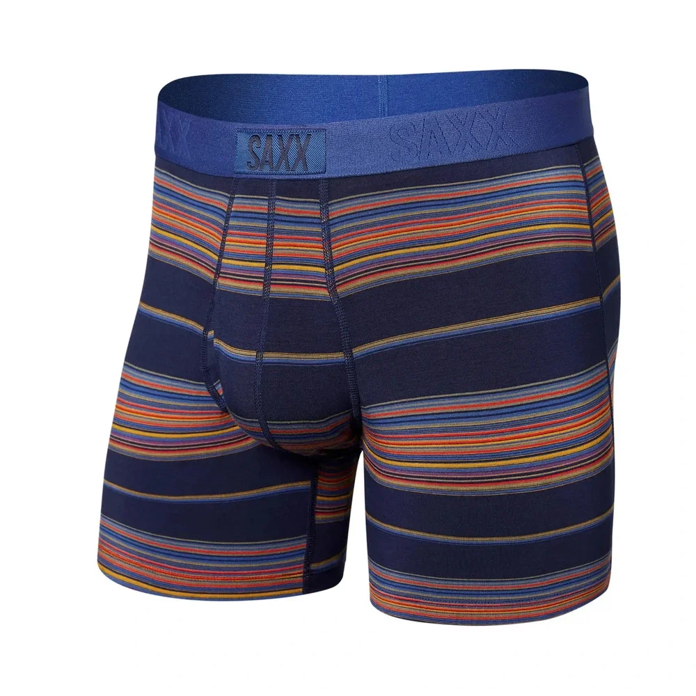 Saxx Men Vibe Super Soft Boxer Brief Horizon Stripe Size M
